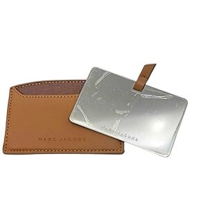 NWOT Marc Jacobs Tan and Silver Purse Mirror